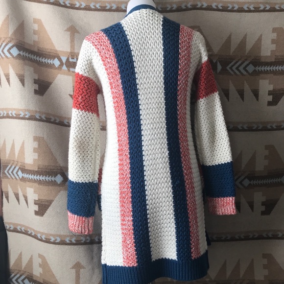 Vintage Red White and Blue cardigan sweater! - Picture 3 of 3